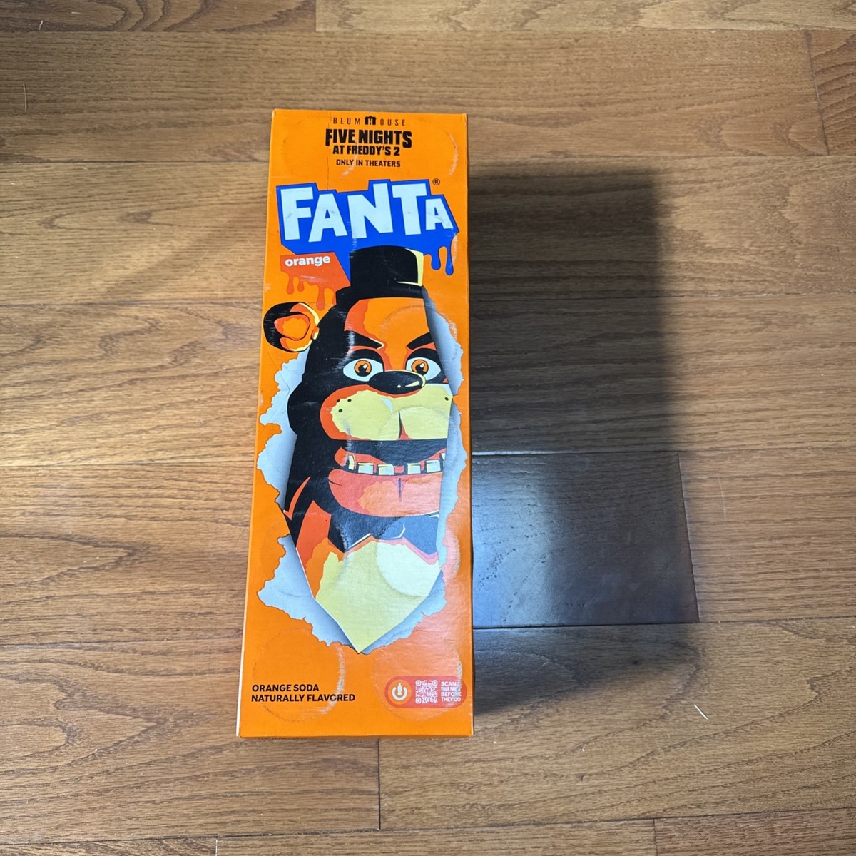 Five Nights at Freddys Exclusive Fanta Orange Fnaf Movie Promo Cans