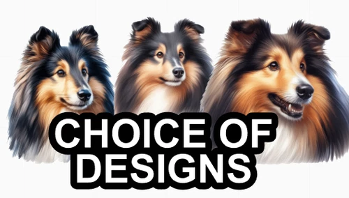 Shetland Sheepdog Self Adhesive Dog Sticker