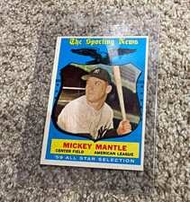 The Sporting News 1959 Mickey Mantle '59 All Star Selection #564 Yankees