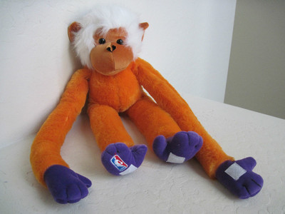 17'' Forever Collection Orange NBA MONKEY Plush Stuffed Animal