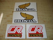 1981 Honda Cr 125250 Elsinore Decal Kit Ahrma