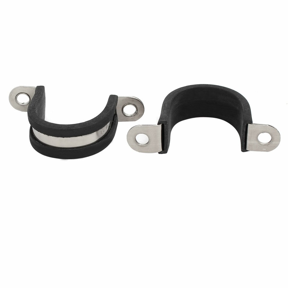 25mm Dia EPDM bordée caoutchouc Tuyau eau Attache P porte