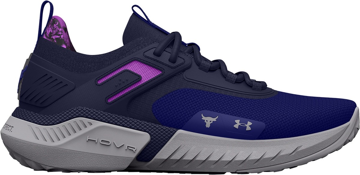 [わーた] under armour project rock Under Armour Project Rock 6 Blue Gym Training Shoes 3026534