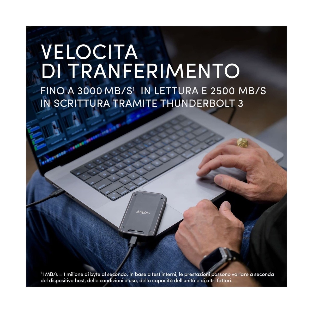 ポータブルSSD PRO 4TB SDPS31H-004T-GBCND/E SanDisk Professional