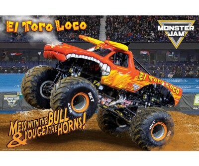 El Toro Loco Monster Jam Lunch Bag & 100 Piece Jigsaw Puzzle