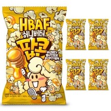 Palomitas de maíz con mantequilla de miel HBAF [80 g*5] K-Food bocadillo coreano