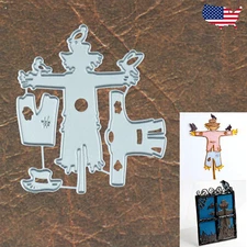 Scarecrow w Birds & Clothes Cutting Embossing Dies – Autumn Harvest Thanksgiving