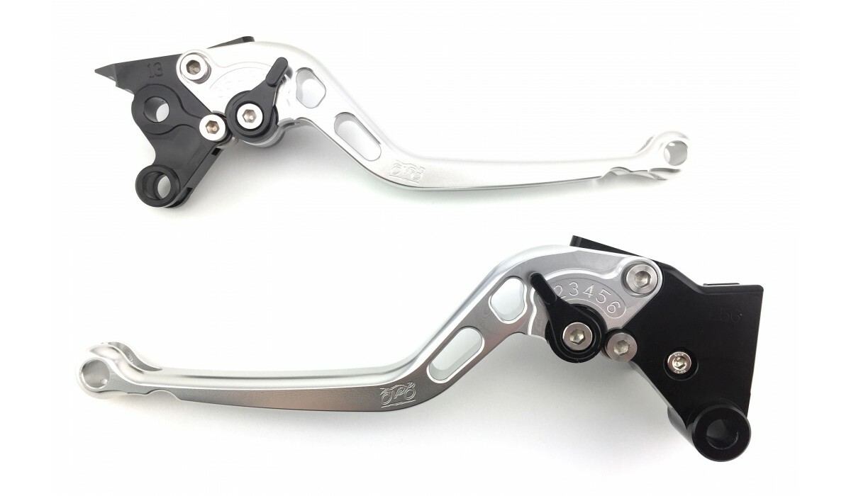 Leviers longs alu frein embrayage Ducati SBK pour balades et sessions trackdays