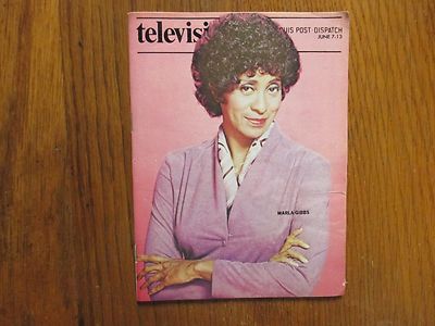 1981 St. Louis Post-Dispatch TV Mag(MARLA  GIBBS/CHECKING IN/227/THE JEFFERSONS)