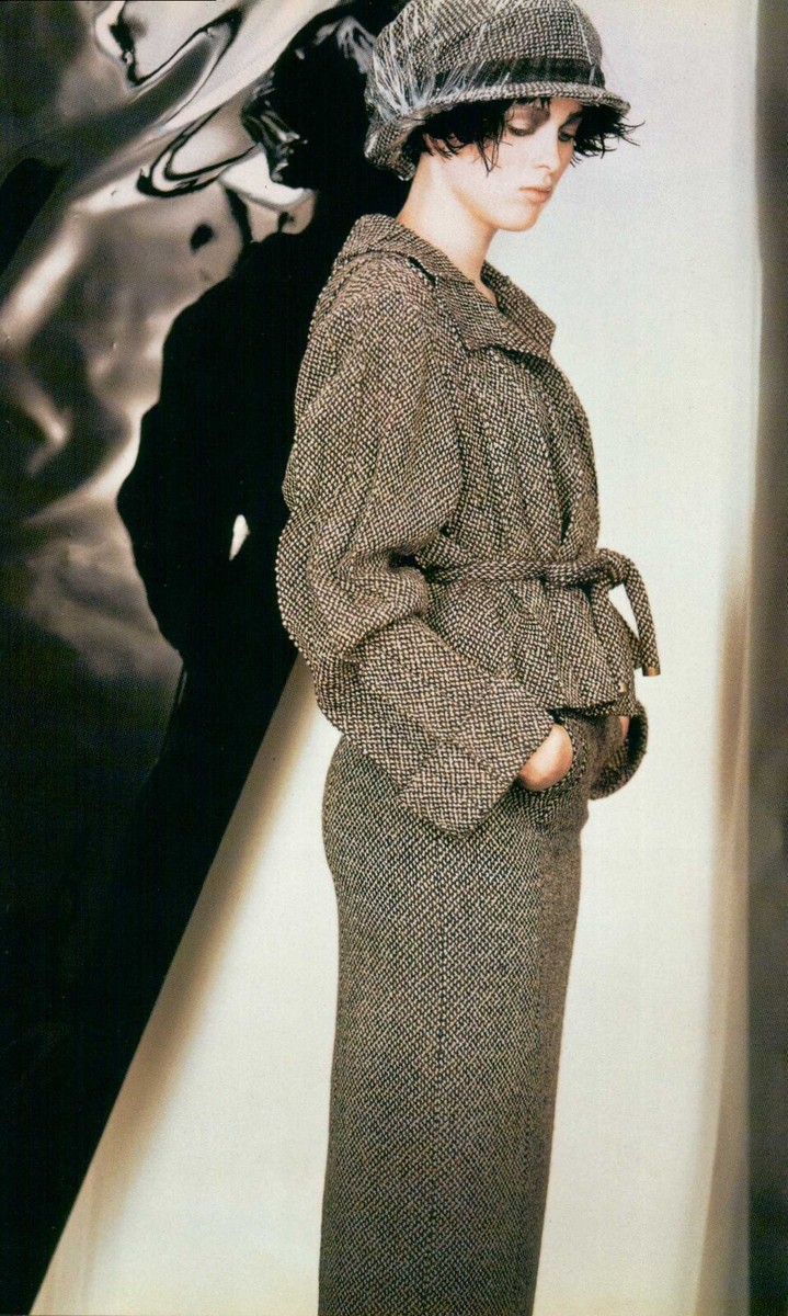CHANEL Bags Magazine Print Ad Stella Tennant Karl Lagerfeld