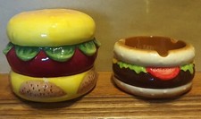 Spardose+ Ascher Keramik - Burger Hamburger -Sehr gut erhalten