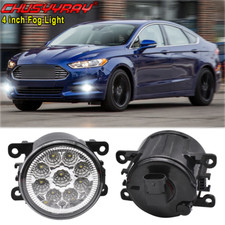 Pair Fog Light Driving Lamp Led For Ford Fusion 2013-2016