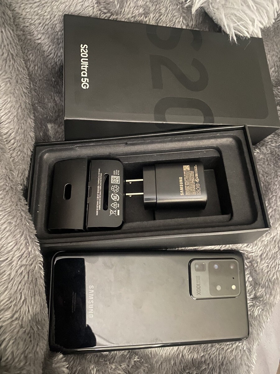 Samsung Galaxy S20 5G SM-G988U - 128GB - Cosmic Black (T Samsung Galaxy S20 5G SM-G988U - 128GB - Cosmic Black (T