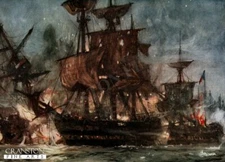 {passenger liner Maritime l art post card  SS Uganda by Ivan Berryman