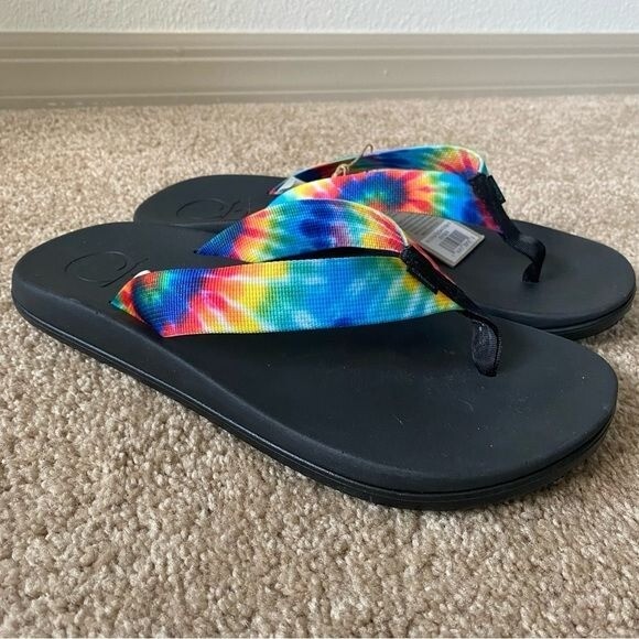Chaco Men\'s Chillos Flip Flop Tie Dye Sandals Size 13 NWT JCH108035 Chaco Chillos Flip Flop Sandals Men main image 2
