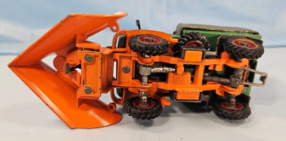 Corgi 1150 Mercedes Benz Unimog 406 With Snow Plough 1/43 Diecast - Image 3 of 4