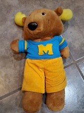 The Get Along Gang Vintage 13" plush Montgomery Moose stuffed animal 1984
