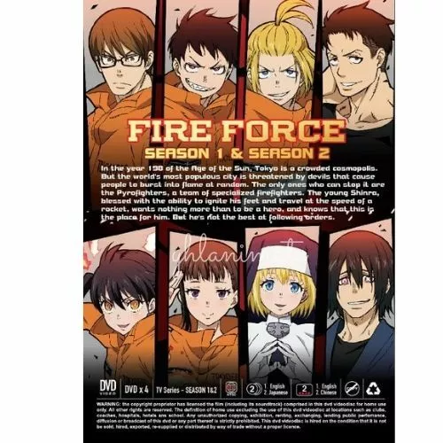 Enn Enn No Shouboutai - Fire Force - Season 1+ Season 2 (1-48End