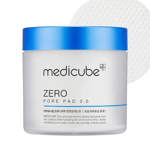 Medicube Zero Pore Pads 2.0 Dual Textured Facial Toner for Exfoliation Skin Care