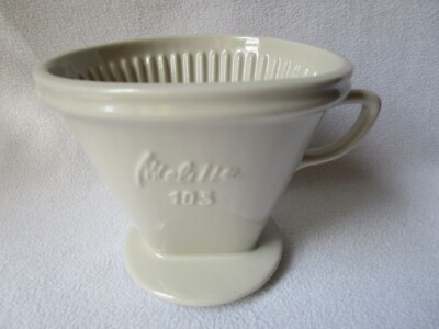 Rare Vintage Melitta Porcelain Filter Switzerland +196601+ Coffee Filter 103 4 Hole
