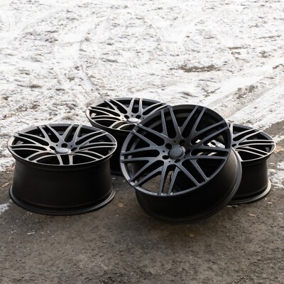 Mercedes C63 E63 S63 AMG 20'' inch Rim BRABUS Monoblock F Staggered Wheel Set