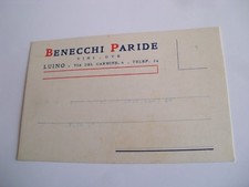 Varese - Luino Benecchi Paride - spedita in busta f. p. 1958