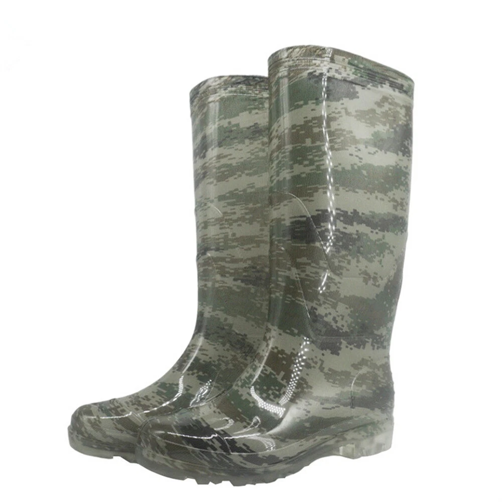 Warm top rain boots