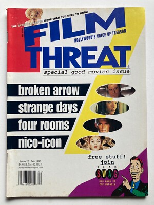 BROKEN ARROW / STRANGE DAYS / FOUR ROOMS / NICO-ICON 1996 FILM THREAT Magazine