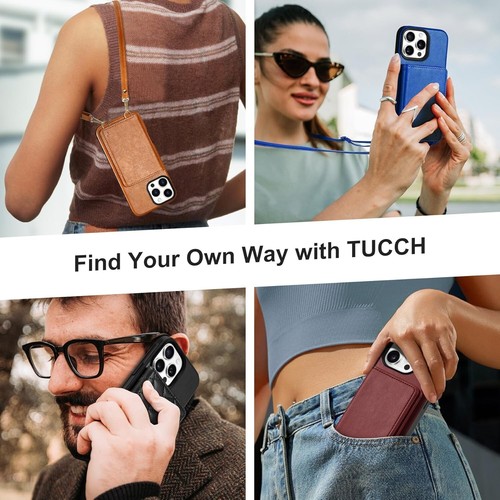 iPhone 16 Pro Max Case 6.9" Case With Adjustable & Detachable Crossbody Lanyard - Picture 9 of 9