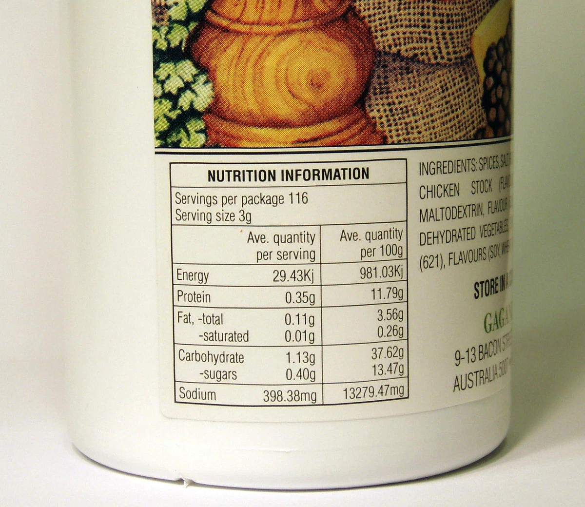2 Shakers Gaganis Nostimini, The True Taste of the Mediterranean 2x350g 