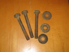 71 72 73 Ford Mustang Mach 1 Power Steering Gear Box bolts and washers