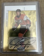 JEREMY ROENICK 2003-04 IN THE GAME USED SIGNATURE SERIES GOLD AUTOGRAPH AUTO