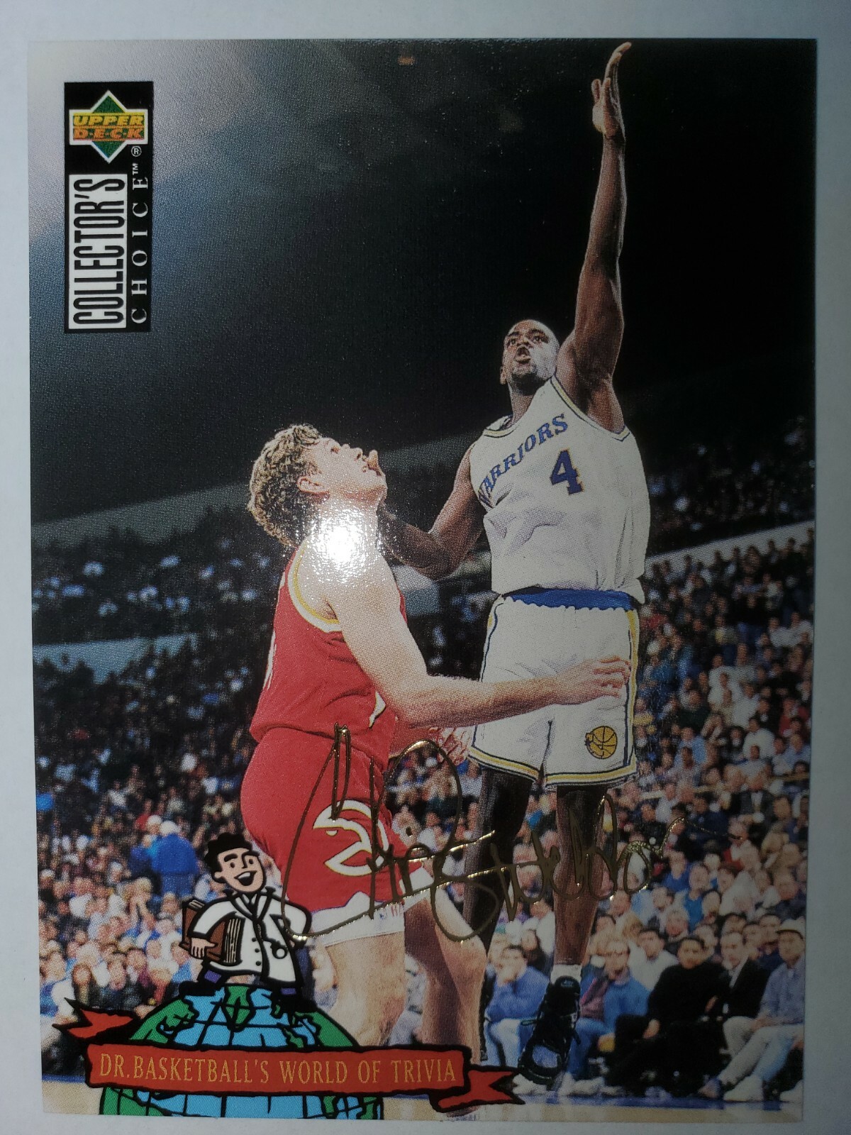 Chris Webber 1994-95 GOLD Signature Collectors Choice FRENCH NBA Card #401 NMM