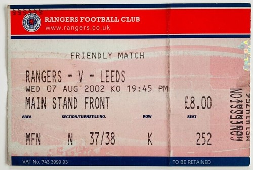 Tickets From Friendlies,Pre-Season Tournaments,Testimonials etc..Some Rare! - Picture 40 of 87