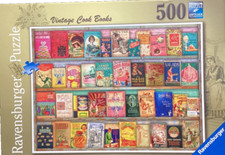 Ravensburger 500 pc Vintage Cook Books by Aimee Stewart 2020 jigsaw puzzle Rare
