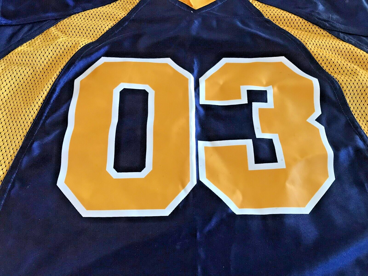 Maillot Vintage Starter Michigan Wolverines, Football Américain, Taille M Bleu