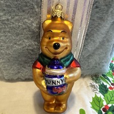 DISNEY WINNIE THE POOH CHRISTMAS ORNAMENT HONEY POT