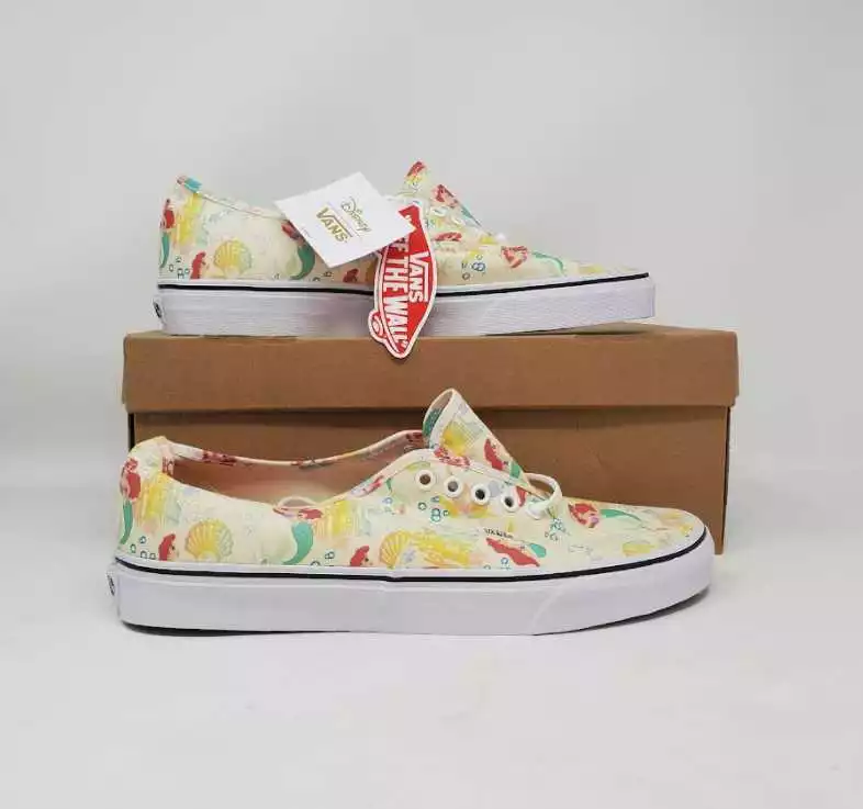 New 10 11.5 Vans x Disney Little Mermaid Ariel Authentic shoes | eBay