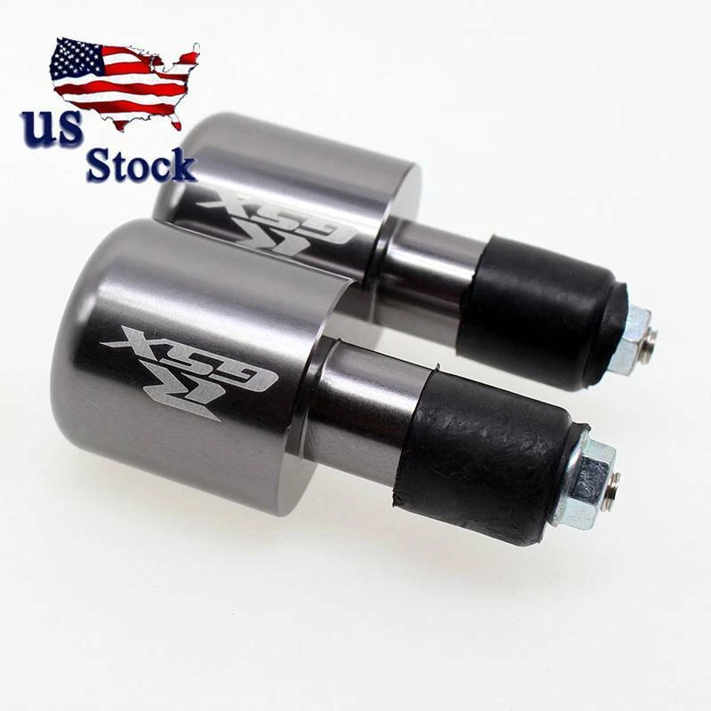 2 PCS For Suzuki GSXR600/750 1996-2015 2016 Motorcycle Handle Bar Ends Grip Plug - Image 3 of 4