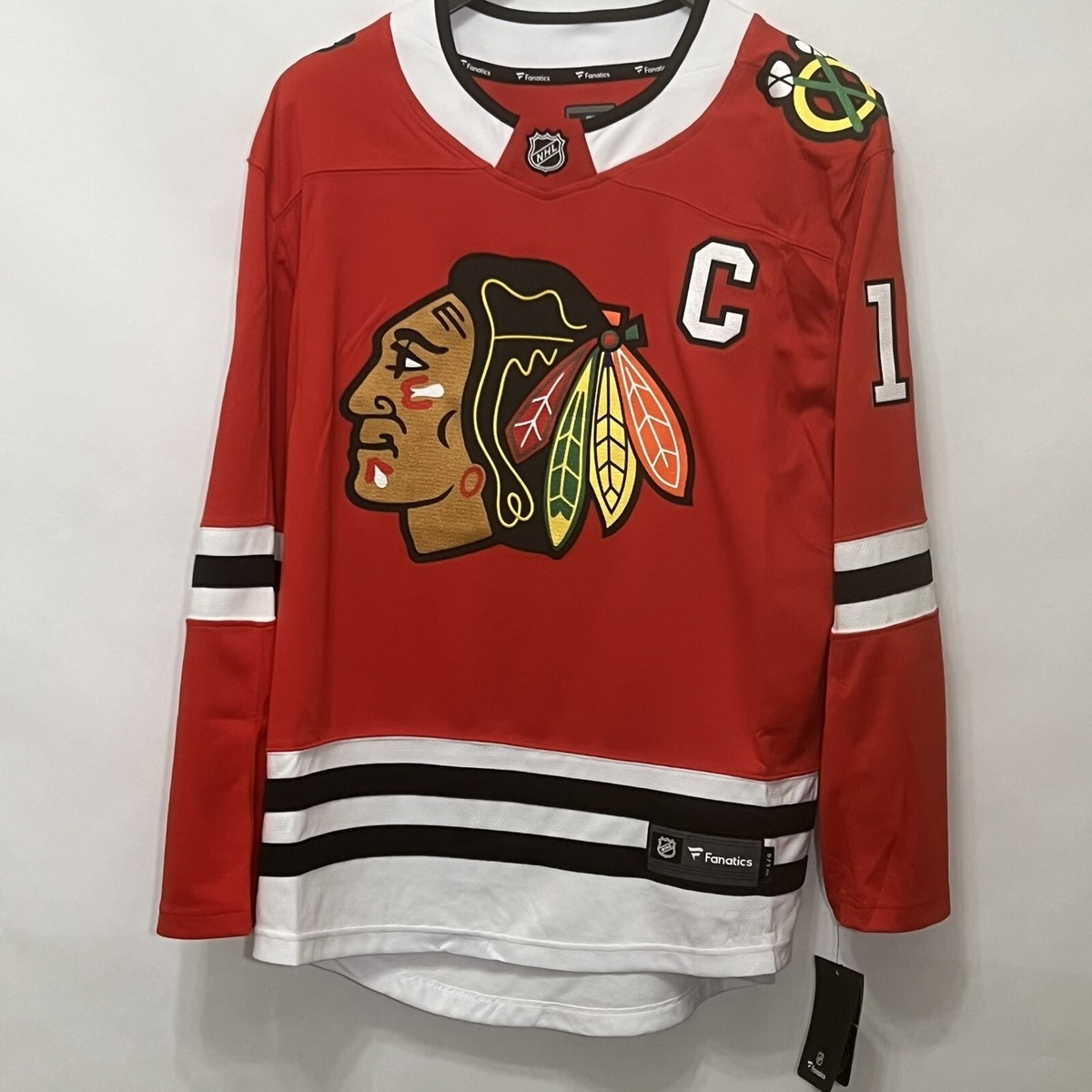 Chicago Blackhawks Jonathan Toews Fanatics Stitched NHL Jersey Men Size XL  New - Main Image