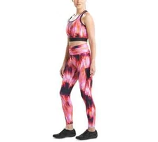 Josie Natori Women's Solstice Printed 7/8 Leggings Pink Size S MSRP $68