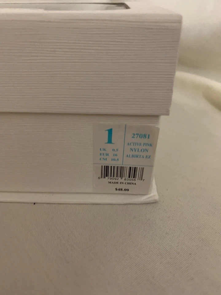 Ralph Lauren Active Rosa Nylon Albirta EZ Botas Bebé Talla 1 NUEVAS EN CAJA  Foto 2 de 4