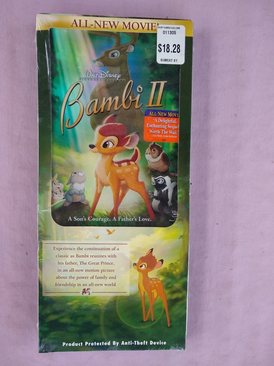BAMBI II special casing as you see WALT DISNEY DVD BRAND NEW FACTORY SEALED