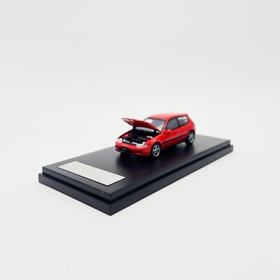 LCD Models 1:64 - Honda Civic EG6 Red - Diecast Model | eBay