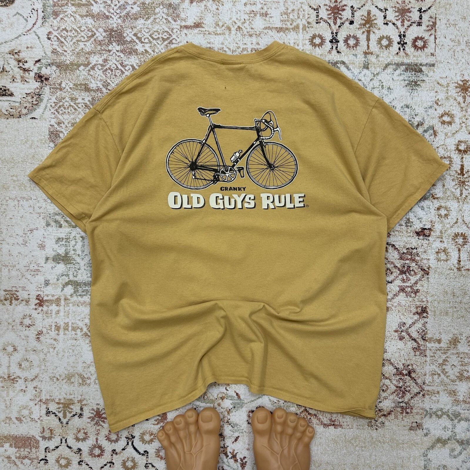 Vintage T-shirts Adult Old Guys Rule Y2K Japan Style 00s USA Joke Humor Cycle