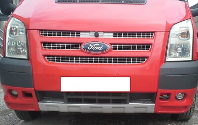       FORD-TRANSIT-VAN-MK7-Front-Stoßstange-Spoiler-ST-SPORTLINE-ANBAU-GRUNDIERT     
