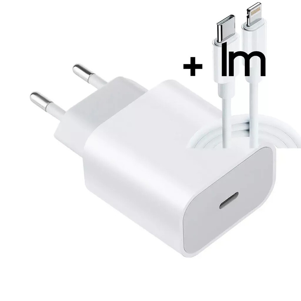 20W Ladegerät Adapter Netzteil Ladekabel Für iPhone 14 13 12 11 USBC