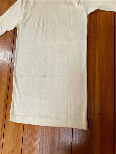 Vintage 70s Nostalgic Laurel & Hardy Nothing But Trouble Tee / T-shirt / Shirt - Picture 8 of 9