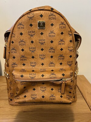 MCM Stark Backpack Cognac UK
