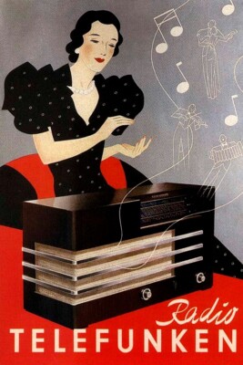 Poster Manifesto Locandina Pubblicità Lampadine Stampa Vintage Art Nouveau
